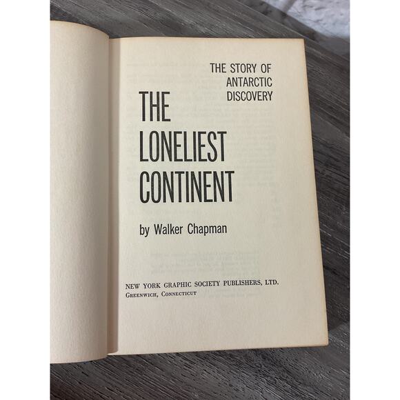 1964 Hardcover The Loneliest Continent by Walker Chapman - Picture 3 of 7